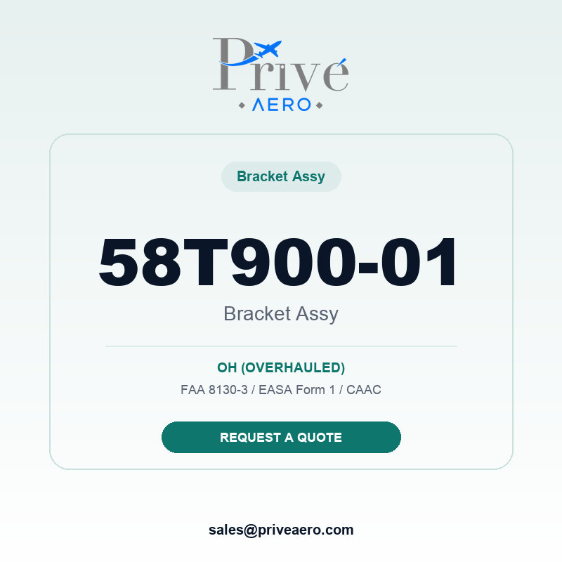 P/N 58T900-01 BRACKET ASSY 58T900-01 BRACKET ASSY – Privé Aero