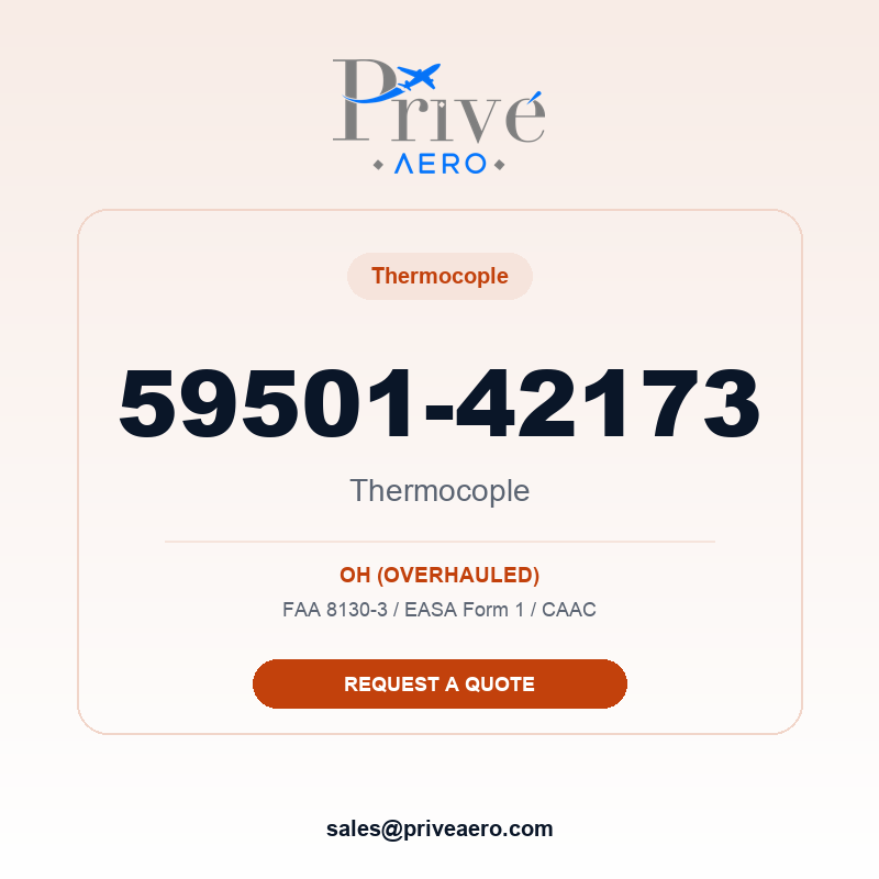 P/N 59501-42173 THERMOCOPLE 59501-42173 THERMOCOPLE – Privé Aero