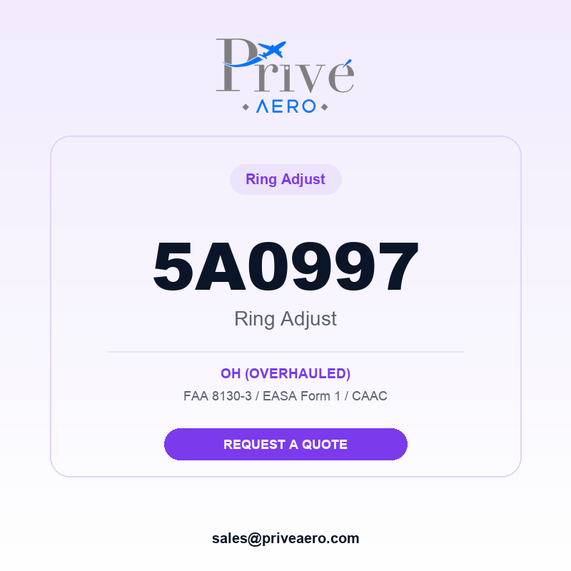 P/N 5A0997 RING ADJUST 5A0997 RING ADJUST – Privé Aero