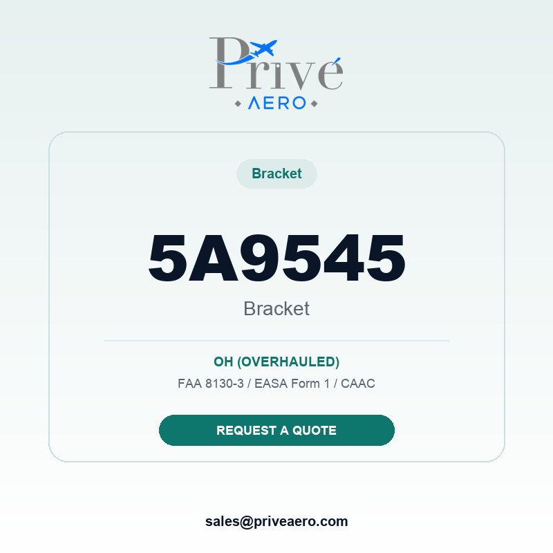 P/N 5A9545 BRACKET 5A9545 BRACKET – Privé Aero