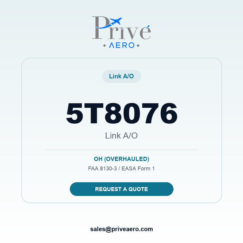 P/N 5T8076 Link A/O 5T8076 Link A/O – Privé Aero