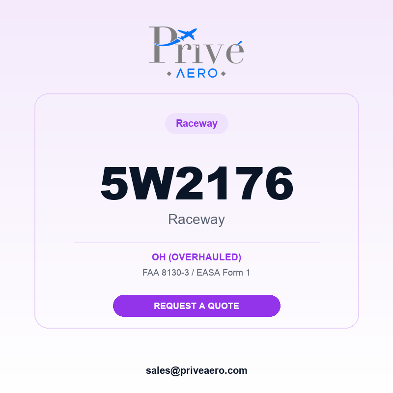 P/N 5W2176 Raceway 5W2176 Raceway – Privé Aero