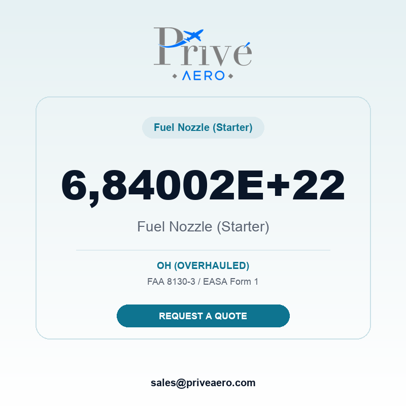 P/N 6,84002E+22 Fuel Nozzle (Starter) 6,84002E+22 Fuel Nozzle (Starter) – Privé Aero