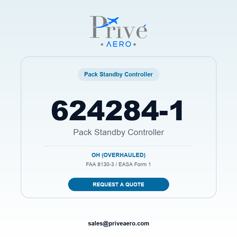 P/N 624284-1 Pack Standby Controller 624284-1 Pack Standby Controller – Privé Aero