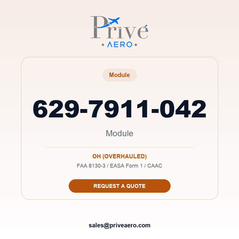 P/N 629-7911-042 MODULE 629-7911-042 MODULE – Privé Aero