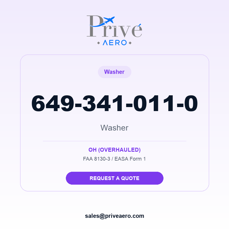P/N 649-341-011-0 Washer 649-341-011-0 Washer – Privé Aero