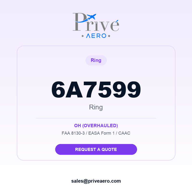 P/N 6A7599 RING 6A7599 RING – Privé Aero