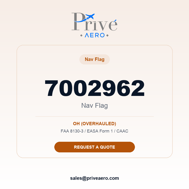P/N 7002962 NAV FLAG 7002962 NAV FLAG – Privé Aero