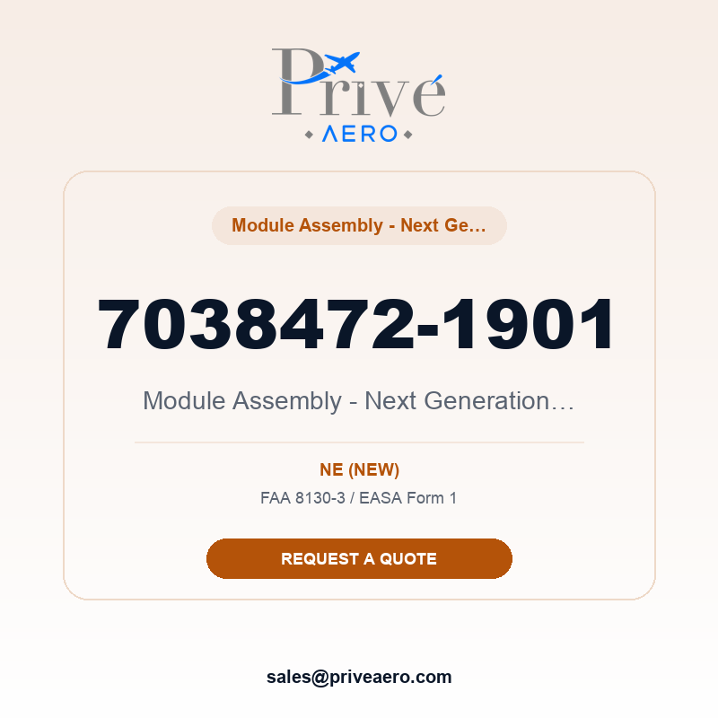 P/N 7038472-1901 Module Assembly - Next Generation Contro 7038472-1901 Module Assembly - Next Generation Contro – Privé Aero