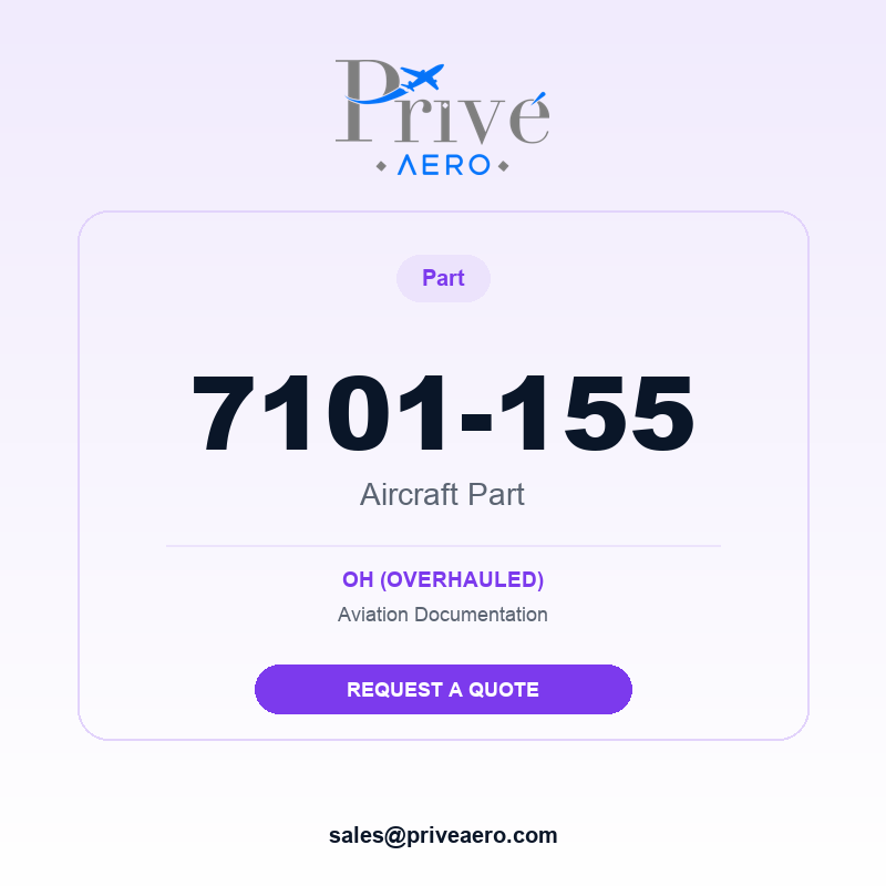 P/N 7101-155 7101-155 – Privé Aero