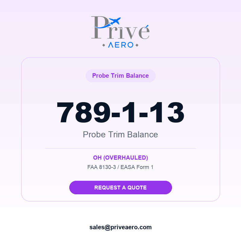 P/N 789-1-13 Probe Trim Balance 789-1-13 Probe Trim Balance – Privé Aero