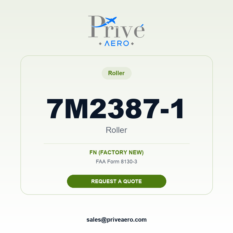 P/N 7M2387-1 Roller 7M2387-1 Roller – Privé Aero