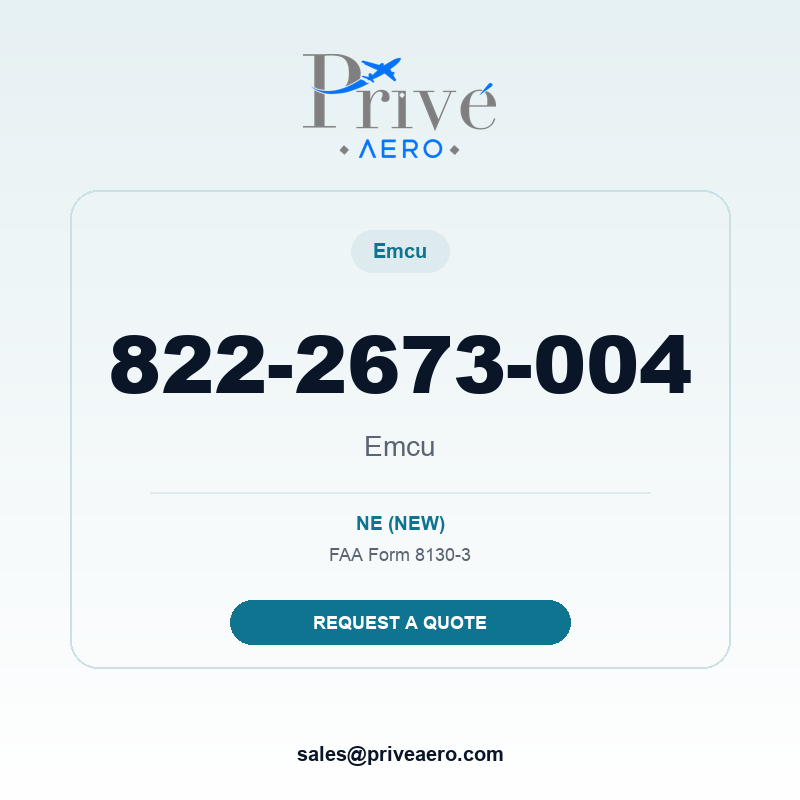 P/N 822-2673-004 Emcu 822-2673-004 Emcu – Privé Aero