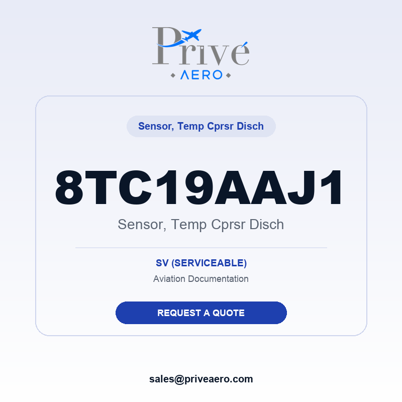 P/N 8TC19AAJ1 Sensor, Temp Cprsr Disch 8TC19AAJ1 Sensor, Temp Cprsr Disch – Privé Aero