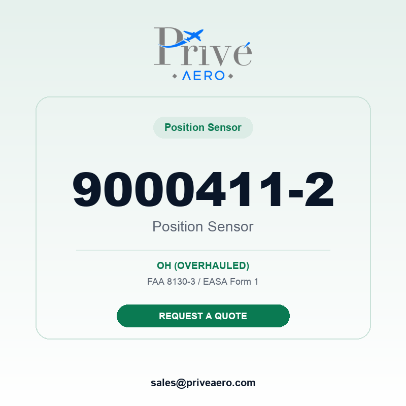 P/N 9000411-2 Position Sensor 9000411-2 Position Sensor – Privé Aero