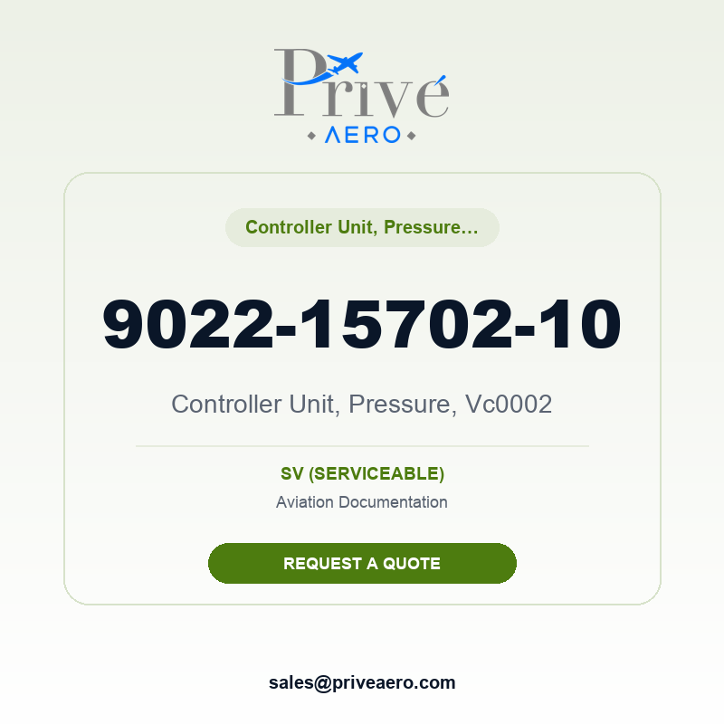 P/N 9022-15702-10 Controller Unit, Pressure, Vc0002 9022-15702-10 Controller Unit, Pressure, Vc0002 – Privé Aero