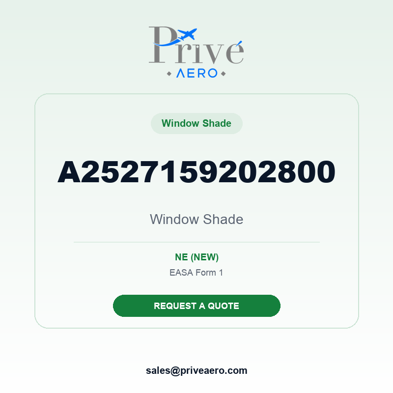 P/N A2527159202800 Window Shade A2527159202800 Window Shade – Privé Aero