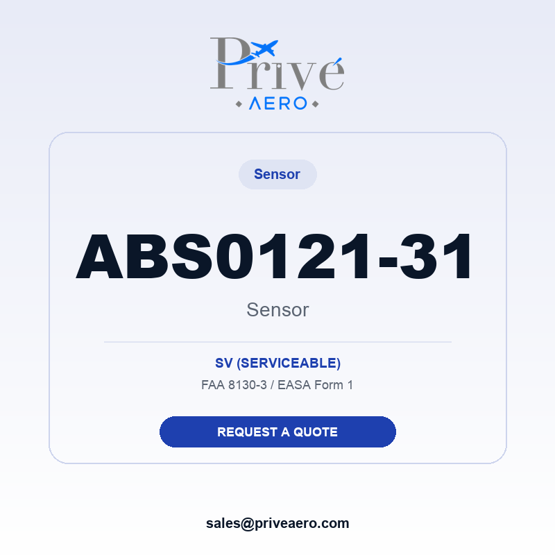 P/N ABS0121-31 Sensor ABS0121-31 Sensor – Privé Aero