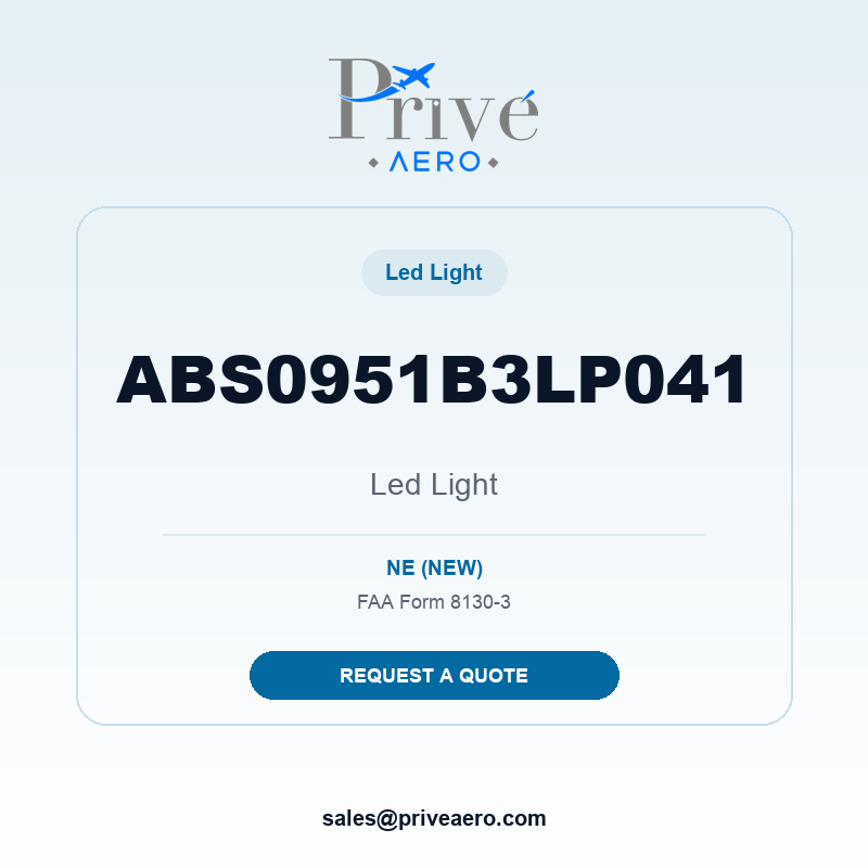 P/N ABS0951B3LP041 Led Light ABS0951B3LP041 Led Light – Privé Aero