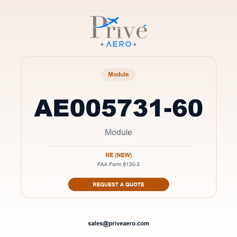 P/N AE005731-60 Module AE005731-60 Module – Privé Aero