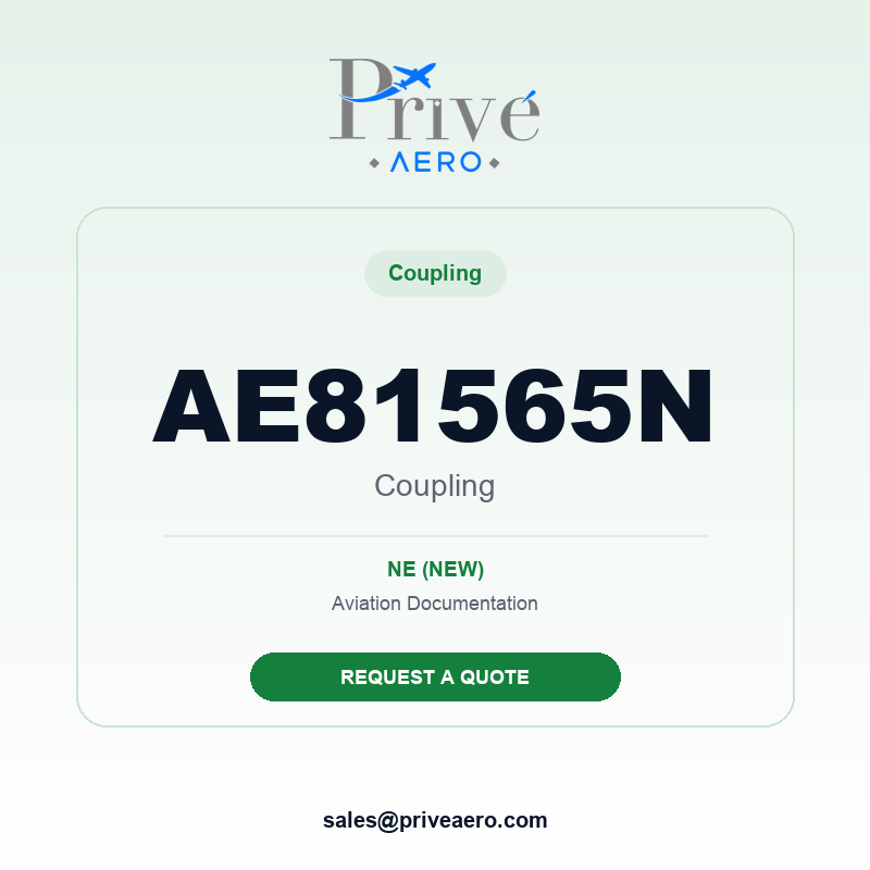 P/N AE81565N Coupling AE81565N Coupling – Privé Aero