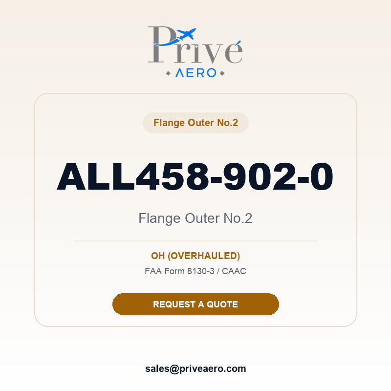 P/N ALL458-902-0 Flange Outer No.2 ALL458-902-0 Flange Outer No.2 – Privé Aero