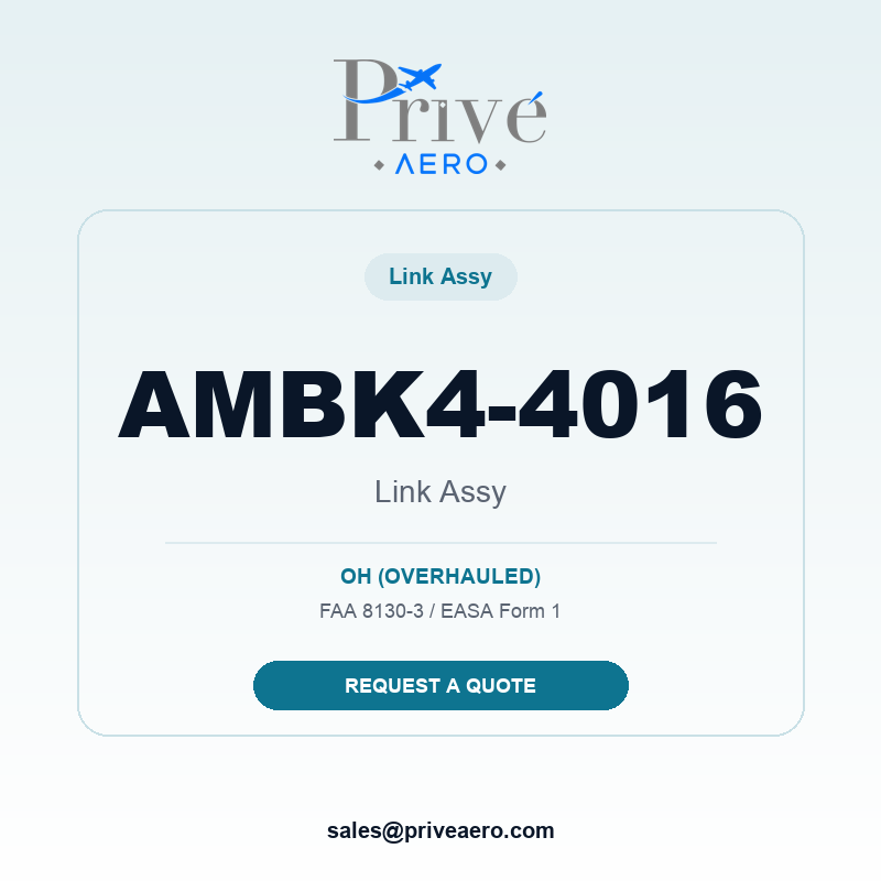 P/N AMBK4-4016 Link Assy AMBK4-4016 Link Assy – Privé Aero