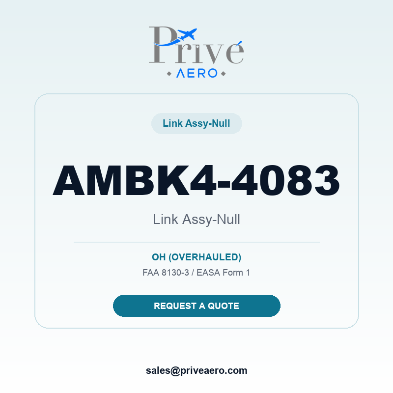 P/N AMBK4-4083 Link Assy-Null AMBK4-4083 Link Assy-Null – Privé Aero