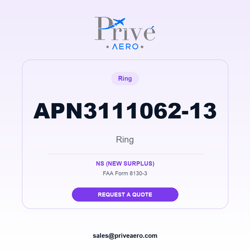 P/N APN3111062-13 Ring APN3111062-13 Ring – Privé Aero