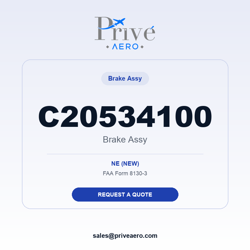 P/N C20534100 Brake Assy C20534100 Brake Assy – Privé Aero