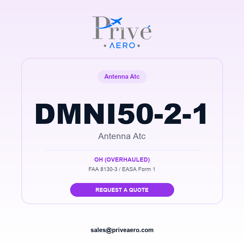 P/N DMNI50-2-1 Antenna Atc DMNI50-2-1 Antenna Atc – Privé Aero