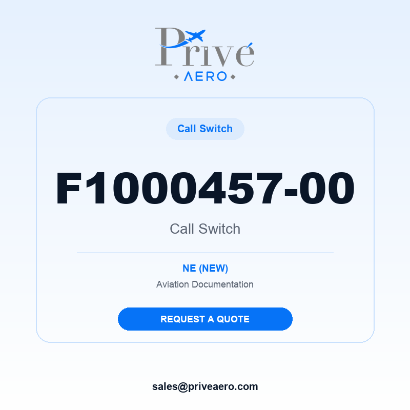 P/N F1000457-00 Call Switch F1000457-00 Call Switch – Privé Aero
