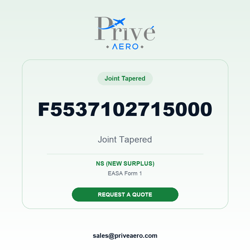 P/N F5537102715000 Joint Tapered F5537102715000 Joint Tapered – Privé Aero
