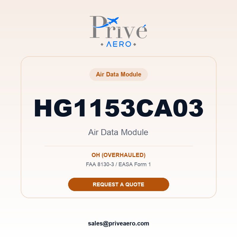 P/N HG1153CA03 Air Data Module HG1153CA03 Air Data Module – Privé Aero