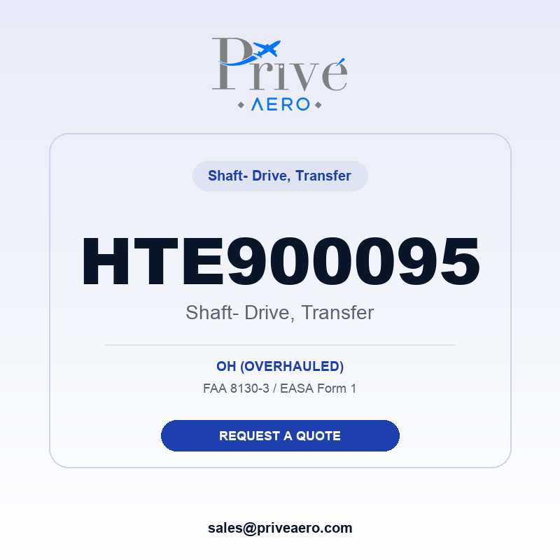 P/N HTE900095 Shaft- Drive, Transfer HTE900095 Shaft- Drive, Transfer – Privé Aero