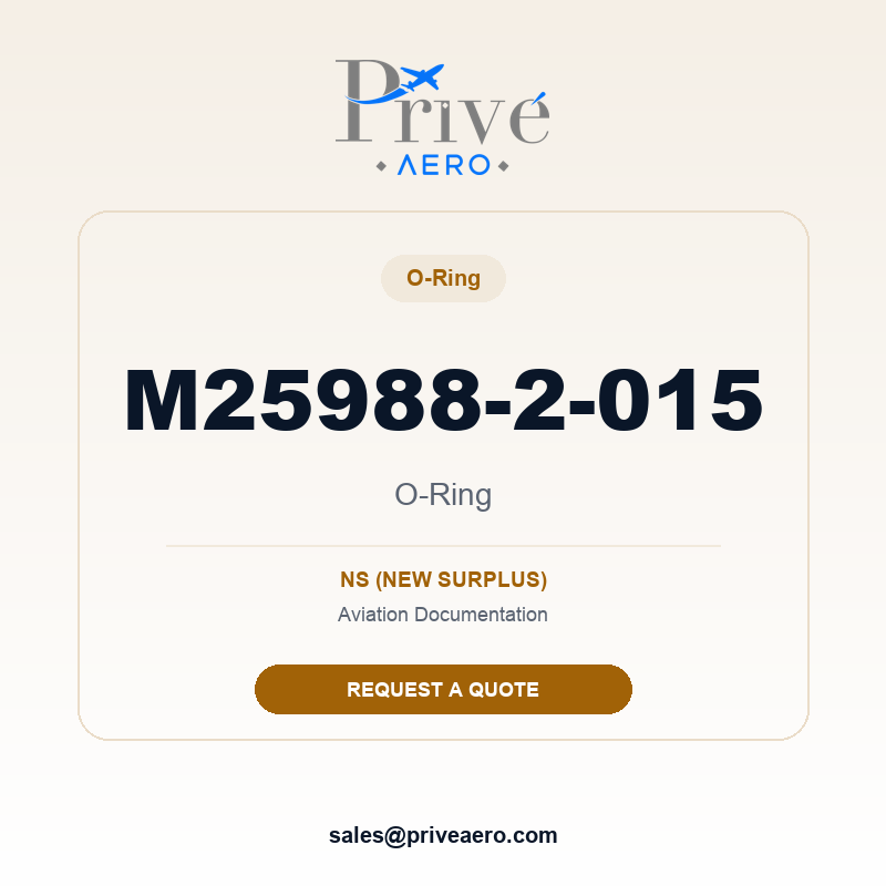 P/N M25988-2-015 O-Ring M25988-2-015 O-Ring – Privé Aero