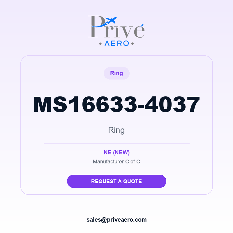 P/N MS16633-4037 Ring MS16633-4037 Ring – Privé Aero