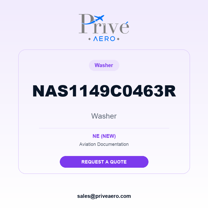 P/N NAS1149C0463R Washer NAS1149C0463R Washer – Privé Aero