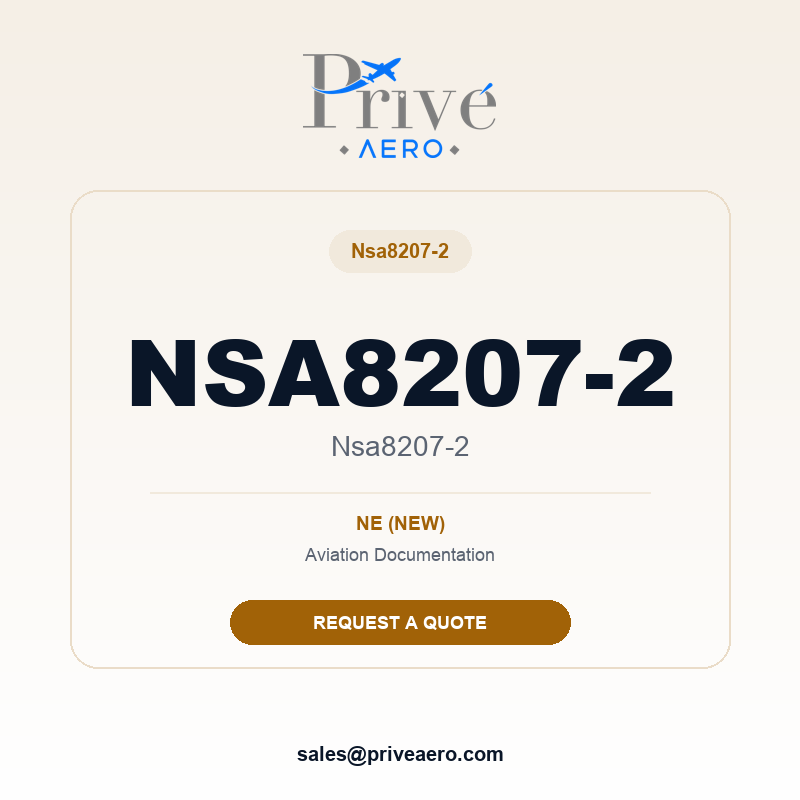 P/N NSA8207-2 Nsa8207-2 NSA8207-2 Nsa8207-2 – Privé Aero
