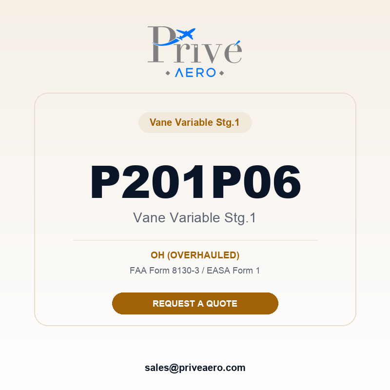 P/N P201P06 Vane Variable Stg.1 P201P06 Vane Variable Stg.1 – Privé Aero