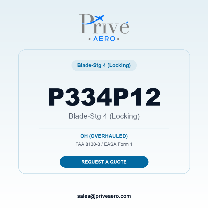 P/N P334P12 Blade-Stg 4 (Locking) P334P12 Blade-Stg 4 (Locking) – Privé Aero