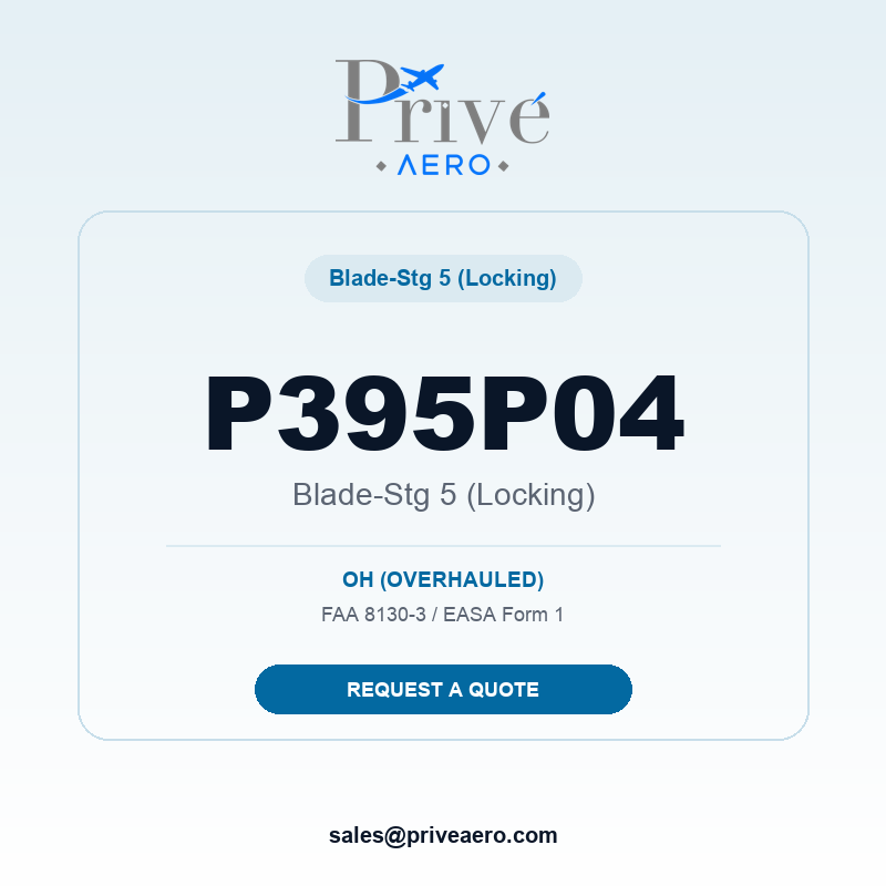 P/N P395P04 Blade-Stg 5 (Locking) P395P04 Blade-Stg 5 (Locking) – Privé Aero