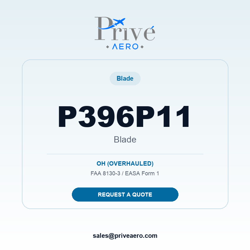 P/N P396P11 Blade P396P11 Blade – Privé Aero