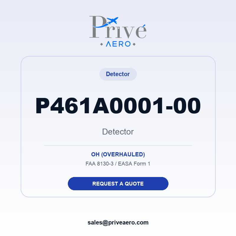P/N P461A0001-00 Detector P461A0001-00 Detector – Privé Aero
