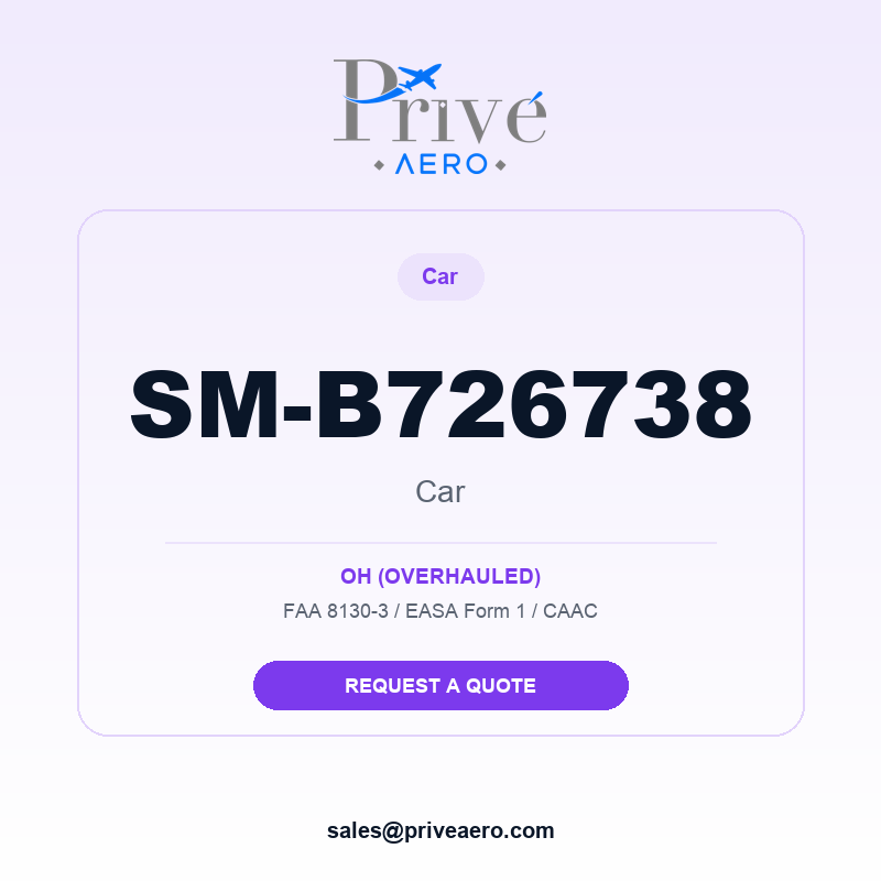P/N SM-B726738 CAR SM-B726738 CAR – Privé Aero