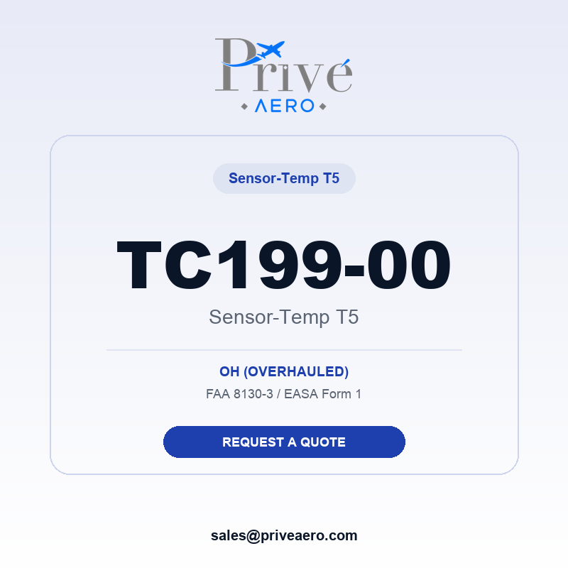 P/N TC199-00 Sensor-Temp T5 TC199-00 Sensor-Temp T5 – Privé Aero