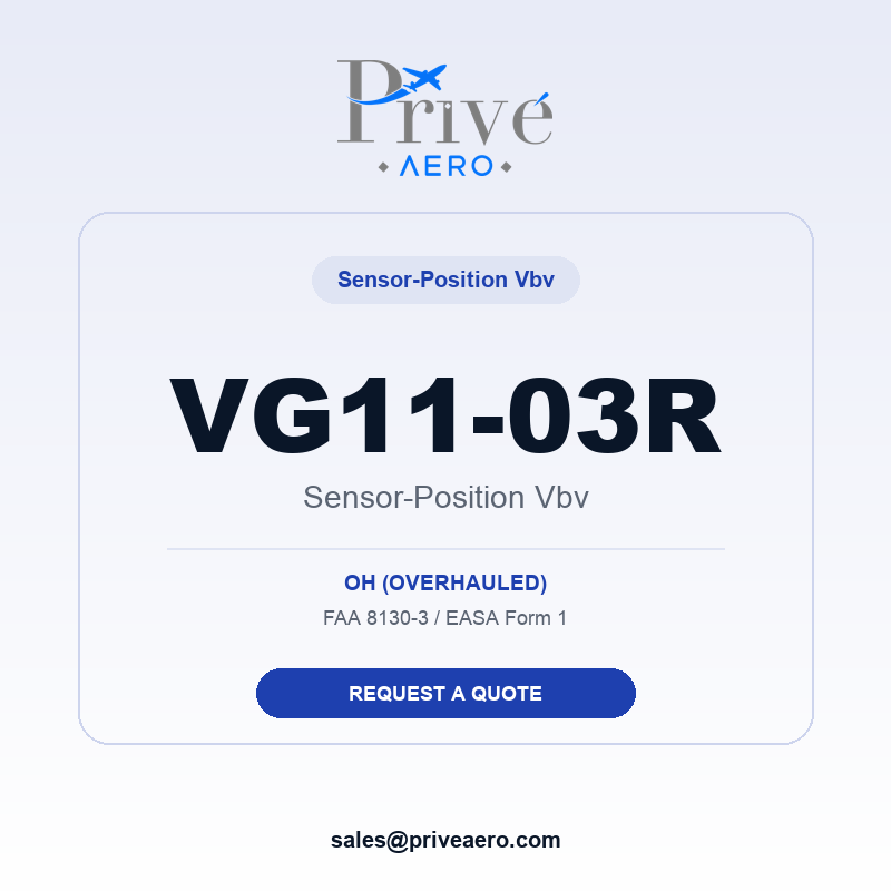 P/N VG11-03R Sensor-Position Vbv VG11-03R Sensor-Position Vbv – Privé Aero